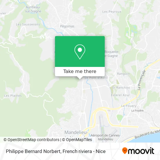 Philippe Bernard Norbert map