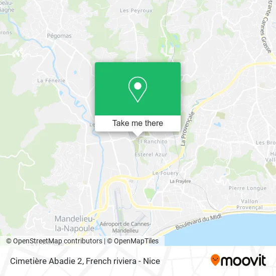 Mapa Cimetière Abadie 2