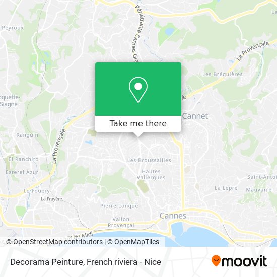 Decorama Peinture map