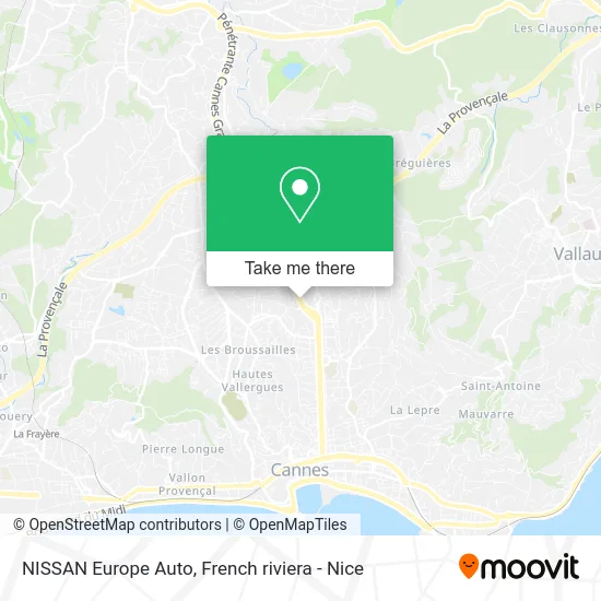 NISSAN Europe Auto map