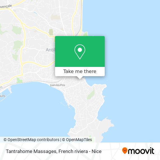 Tantrahome Massages map