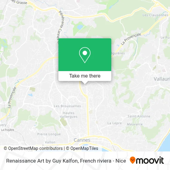 Renaissance Art by Guy Kalfon map