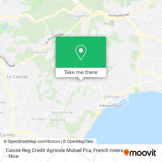 Mapa Caisse Reg Credit Agricole Mutuel Pca