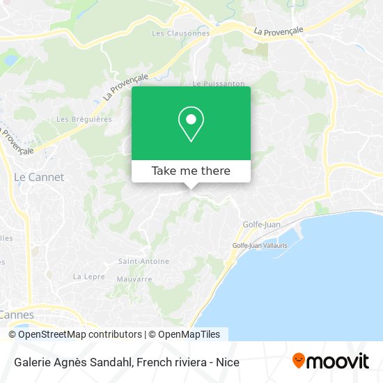 Galerie Agnès Sandahl map