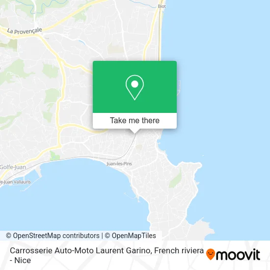 Carrosserie Auto-Moto Laurent Garino map