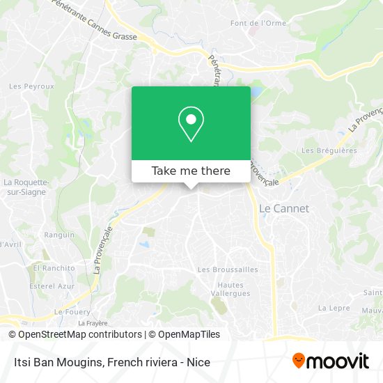 Itsi Ban Mougins map