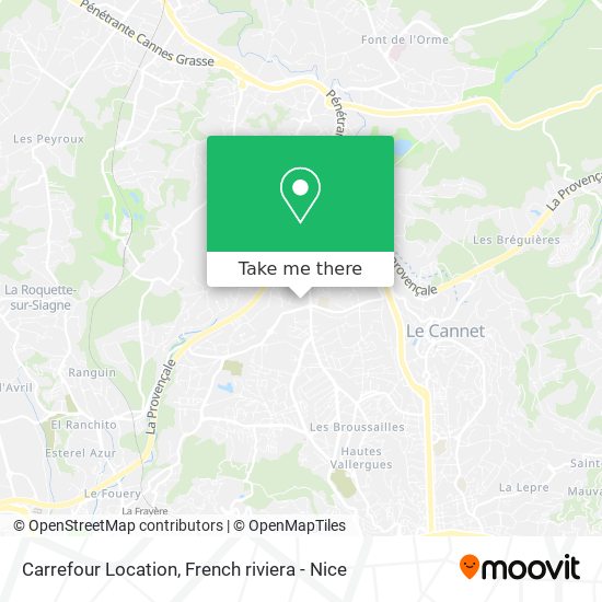 Carrefour Location map