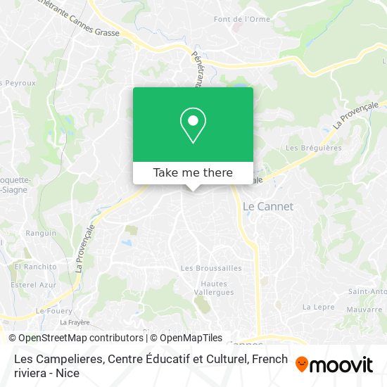 Les Campelieres, Centre Éducatif et Culturel map