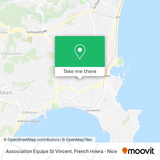 Association Equipe St Vincent map