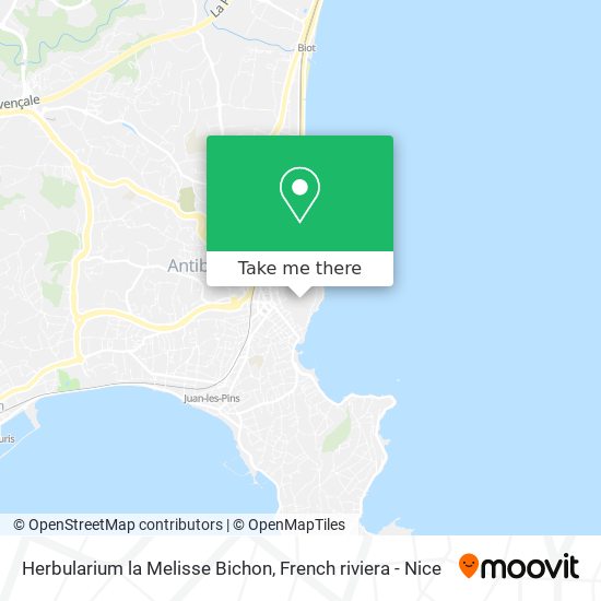 Herbularium la Melisse Bichon map