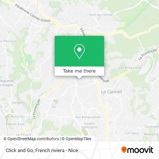 Click and Go map