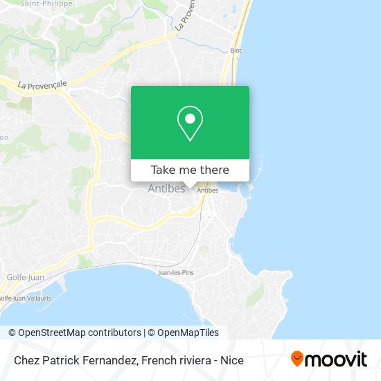 Chez Patrick Fernandez map