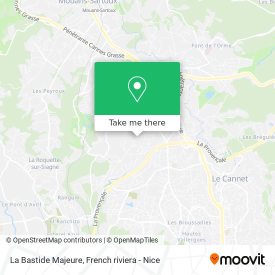 La Bastide Majeure map