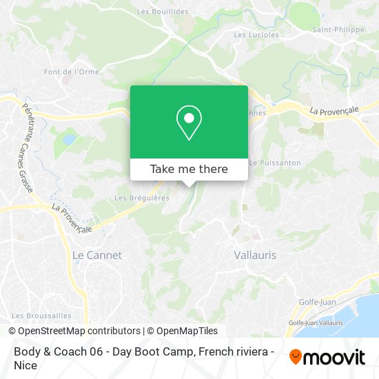 Body & Coach 06 - Day Boot Camp map