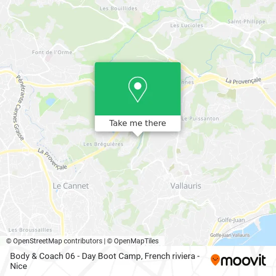 Body & Coach 06 - Day Boot Camp map