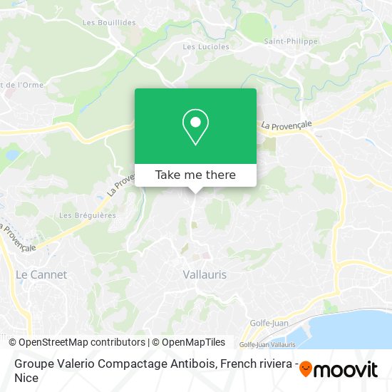 Groupe Valerio Compactage Antibois map
