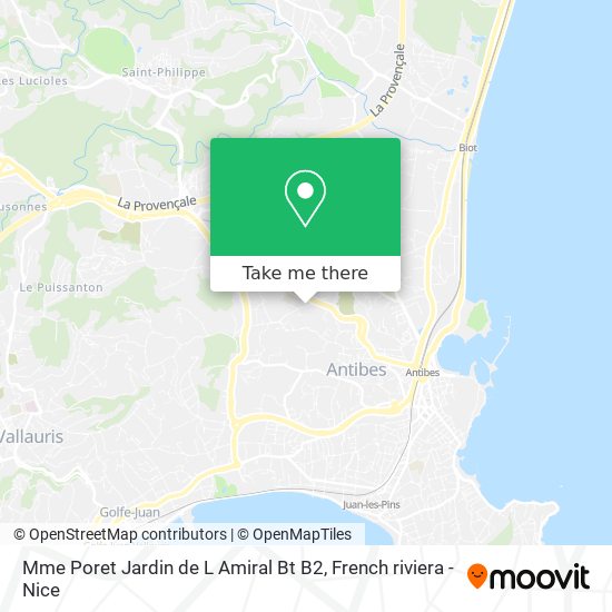 Mme Poret Jardin de L Amiral Bt B2 map
