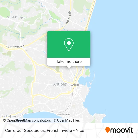 Carrefour Spectacles map