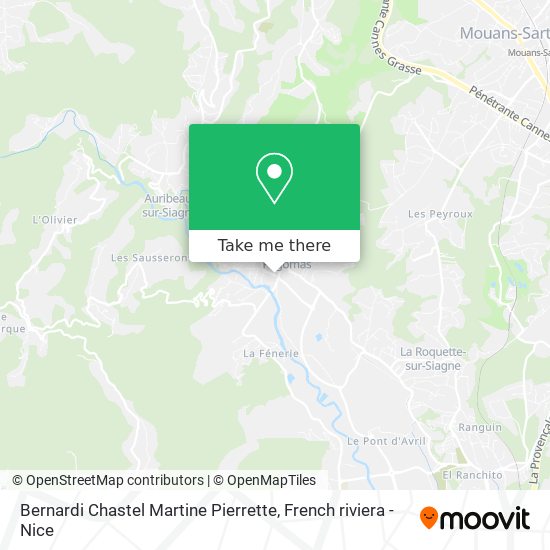 Mapa Bernardi Chastel Martine Pierrette