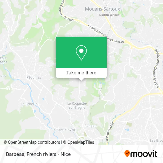 Barbéas map