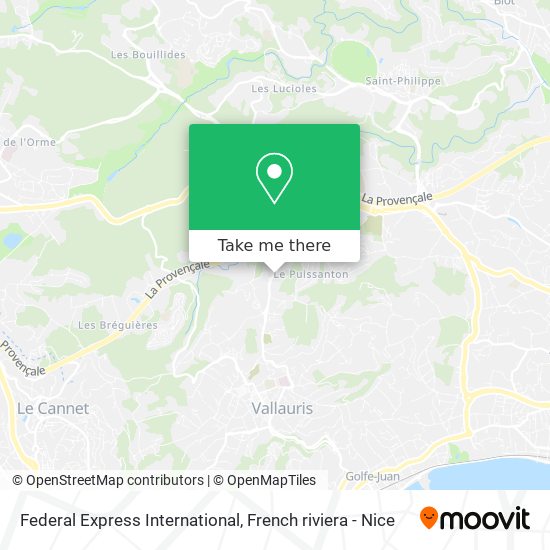 Federal Express International map