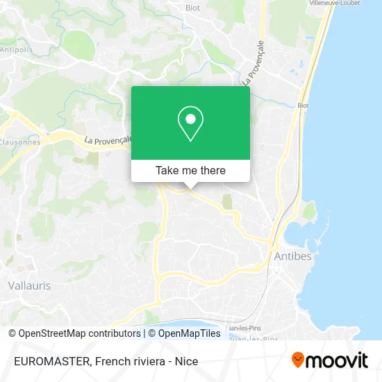 EUROMASTER map