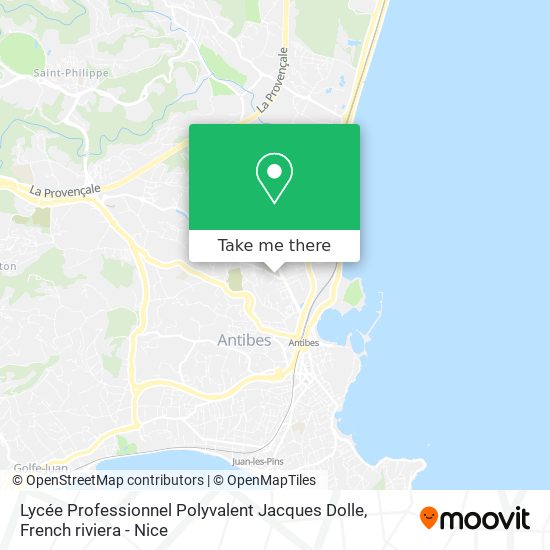 Lycée Professionnel Polyvalent Jacques Dolle map