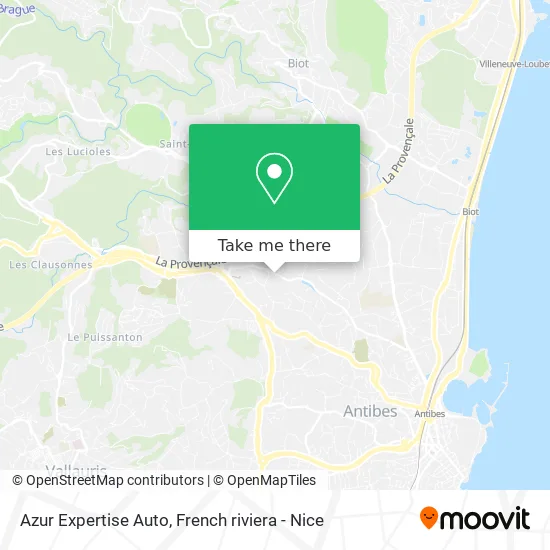 Mapa Azur Expertise Auto