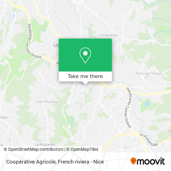 Coopérative Agricole map