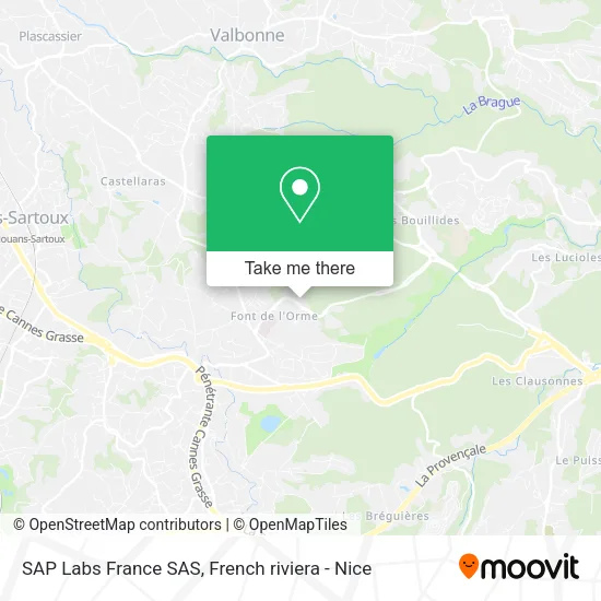 SAP Labs France SAS map