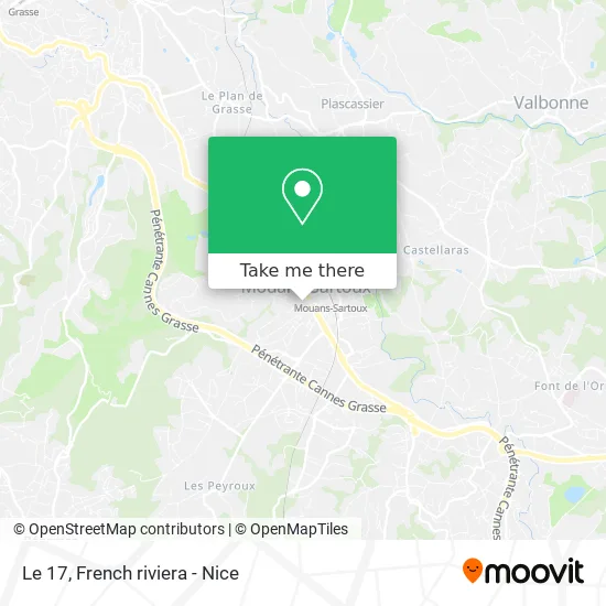 Le 17 map