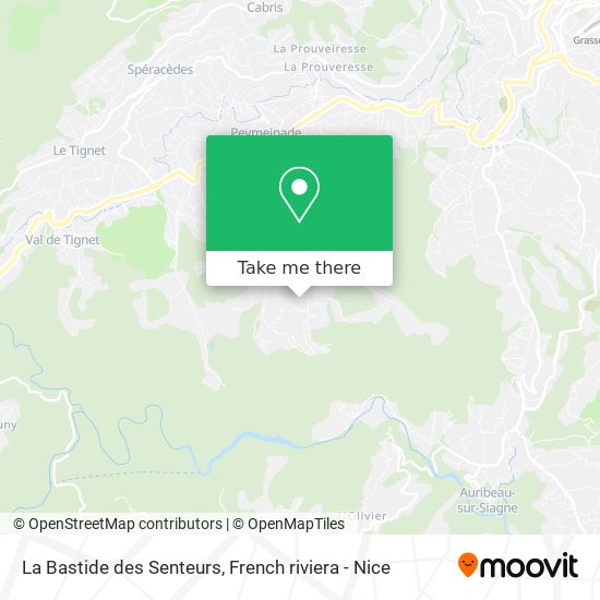 Mapa La Bastide des Senteurs