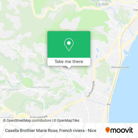 Casella Brothier Marie Rose map