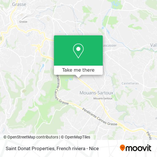 Saint Donat Properties map