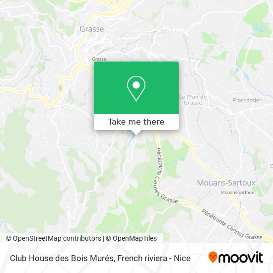 Club House des Bois Murés map