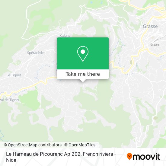 Mapa Le Hameau de Picourenc Ap 202