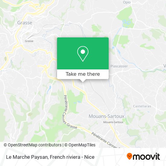 Le Marche Paysan map