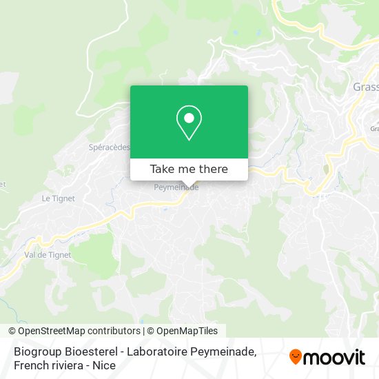 Biogroup Bioesterel - Laboratoire Peymeinade map