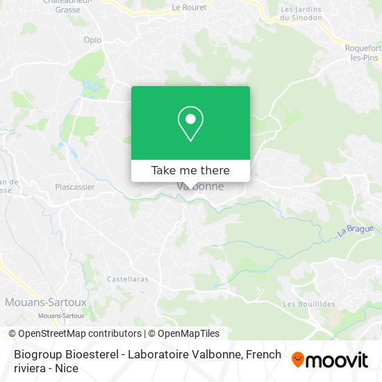 Biogroup Bioesterel - Laboratoire Valbonne map