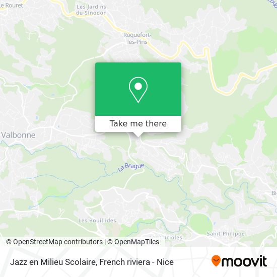 Jazz en Milieu Scolaire map