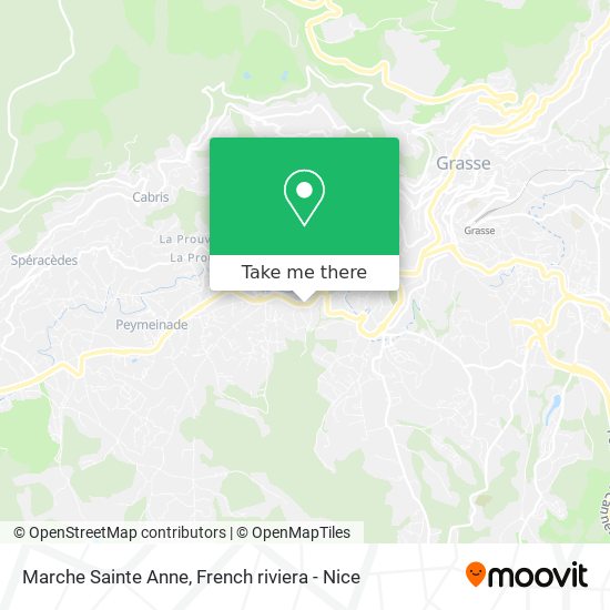 Marche Sainte Anne map