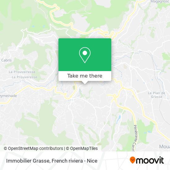 Immobilier Grasse map