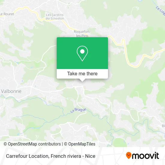 Carrefour Location map