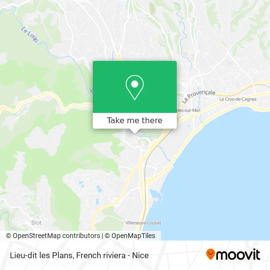 Lieu-dit les Plans map