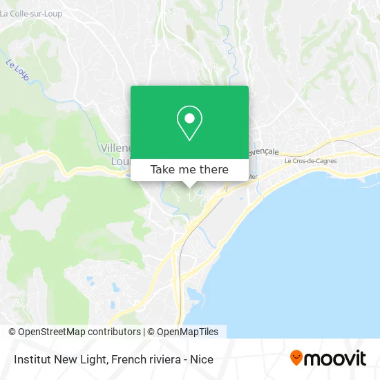 Institut New Light map