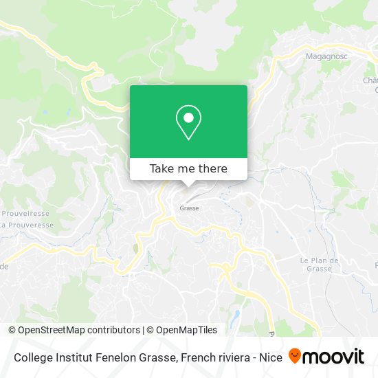 College Institut Fenelon Grasse map