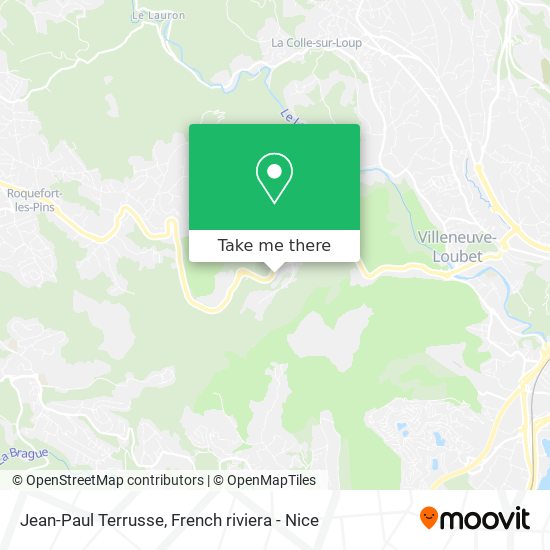 Mapa Jean-Paul Terrusse