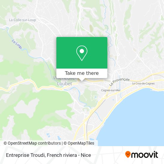 Entreprise Troudi map