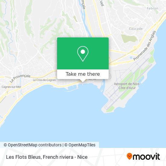 Les Flots Bleus map