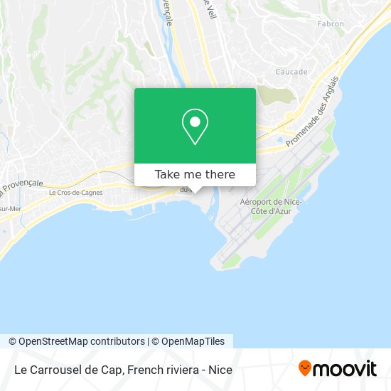 Le Carrousel de Cap map